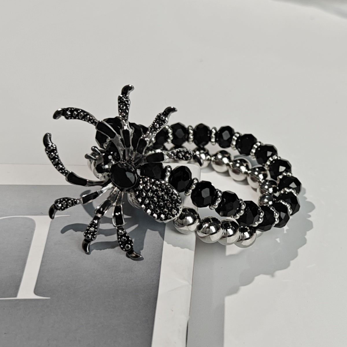 Wholesale Gothic Dark Style Diamond Spider Bracelets  ACC-BT-JunJie010