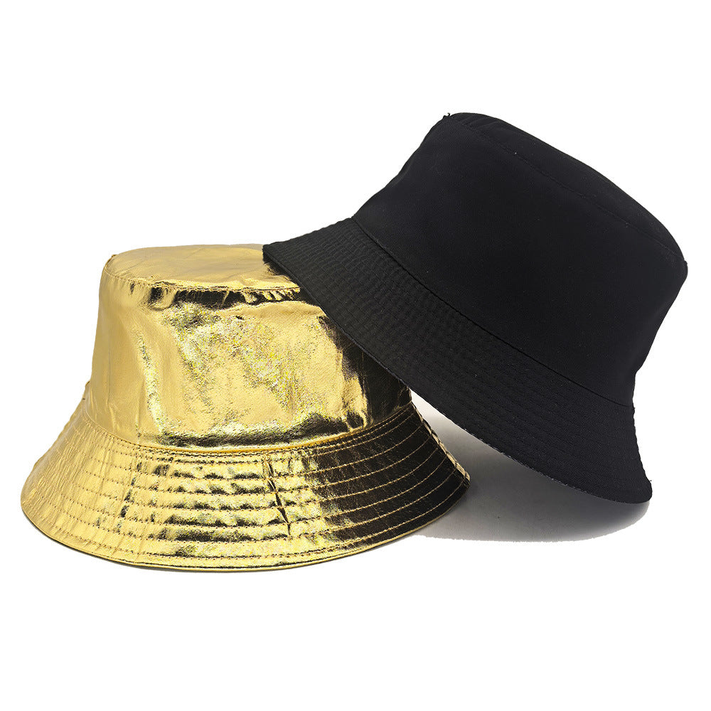 Wholesale Gold and silver bucket hat