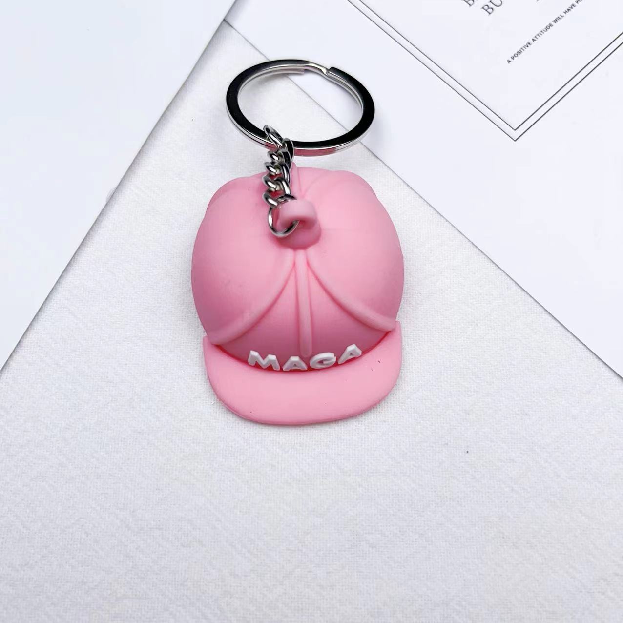 Wholesale silicone cartoon hat keychain