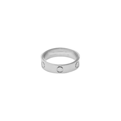 Wholesale Trendy Gold-Plated Stainless Steel Love Ring Jewelry Accessory Gift