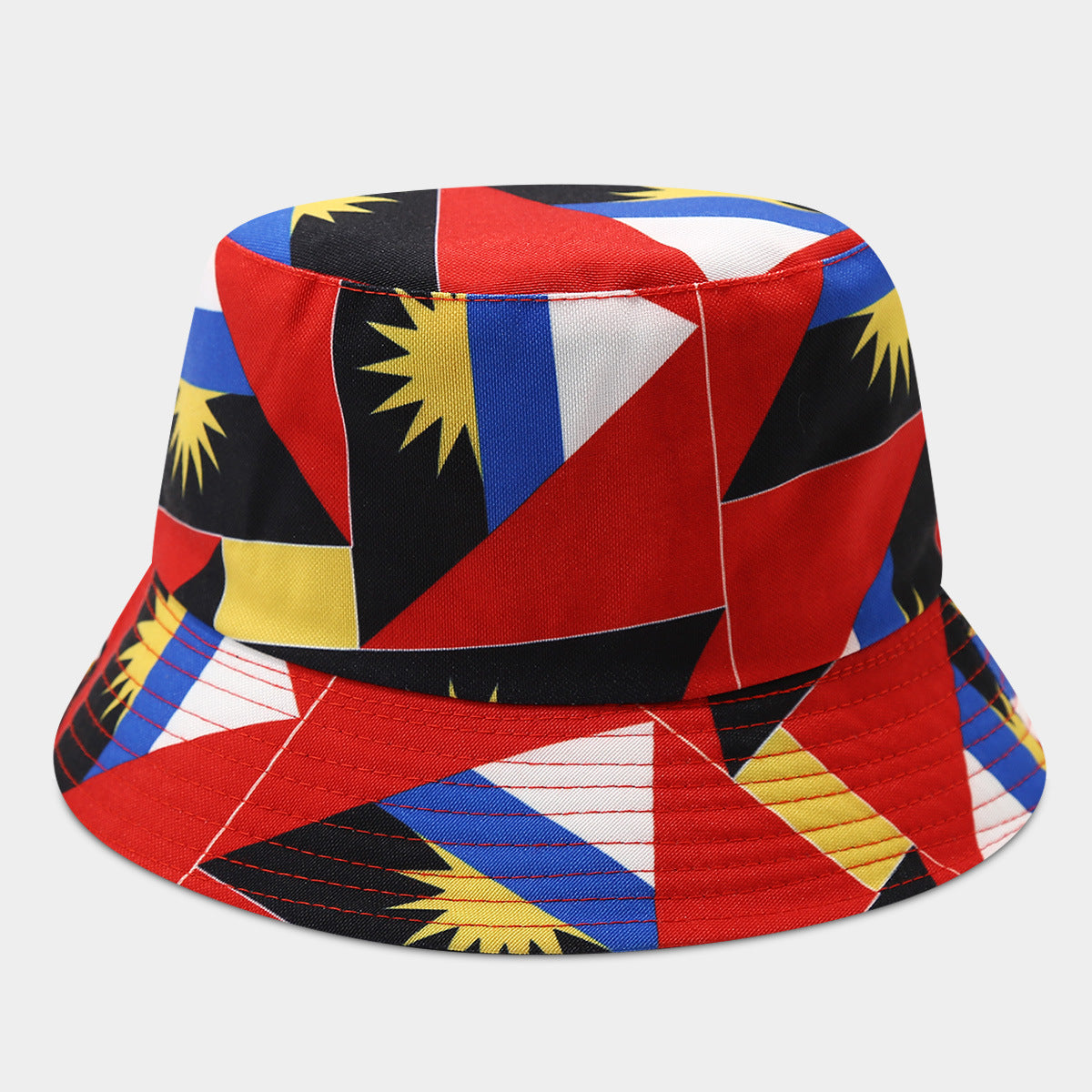 Wholesale  world cup national flag pattern double-sided fisherman hat