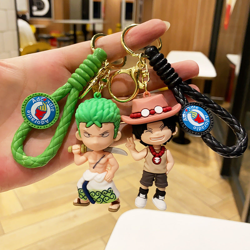 Wholesale Cartoon Anime PVC Soft Glue Keychain Cute Keychain ACC-KC-ErLu018