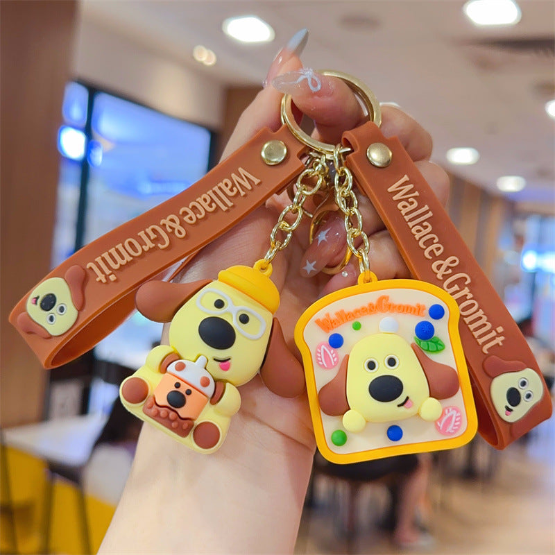 Wholesale Cartoon Dessert Dog Keychain