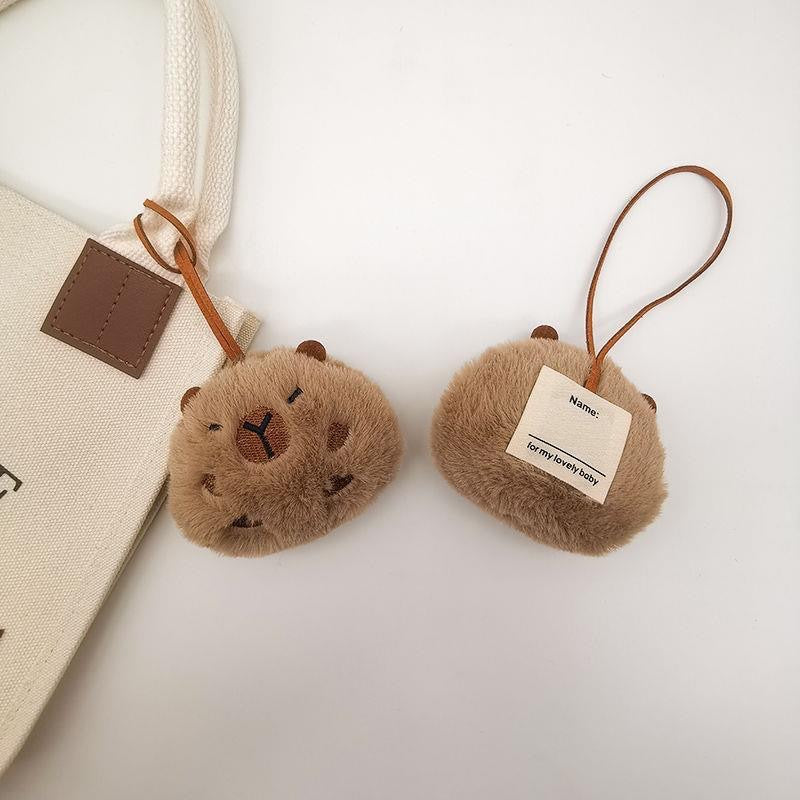 Wholesale Cute Capybara Star Cartoon Pendant Plush Keychain