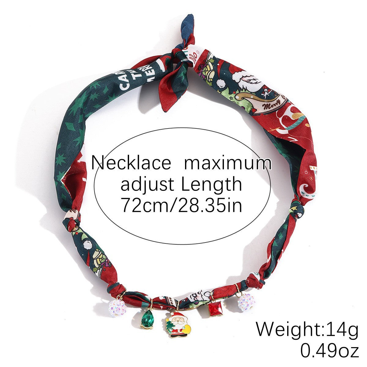 Wholesale Christmas  Colorfulful Bell Pendant Necklace