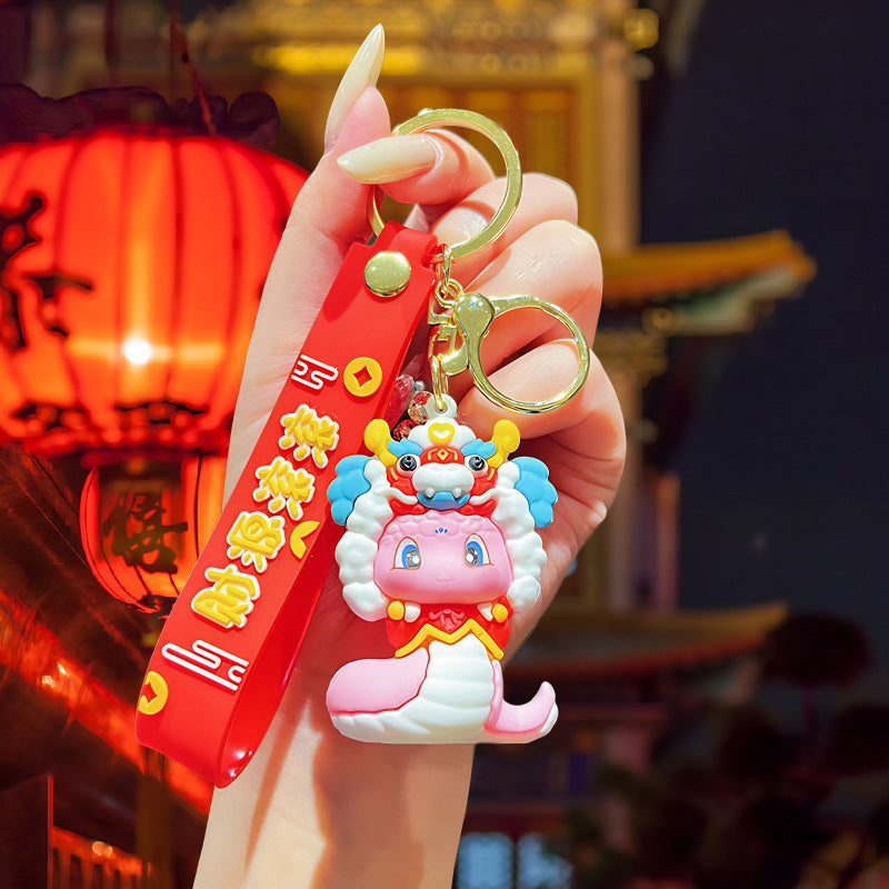 Wholesale Cute cartoon silicone keychain