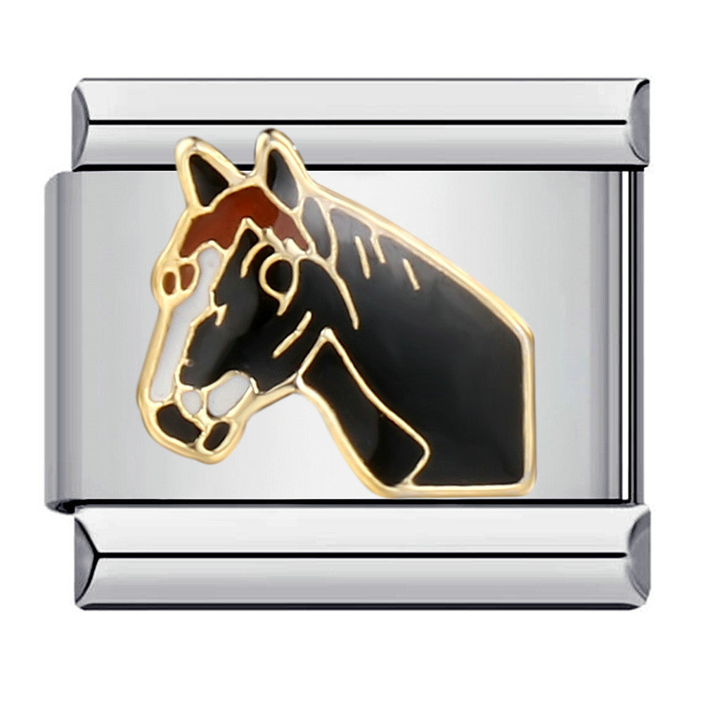 Wholesale Italian Charm Bracelet 9mm DIY Splicing Removable Cute Pet Series Stainless Steel Composable Bracelet ACC-BT-QiYing014