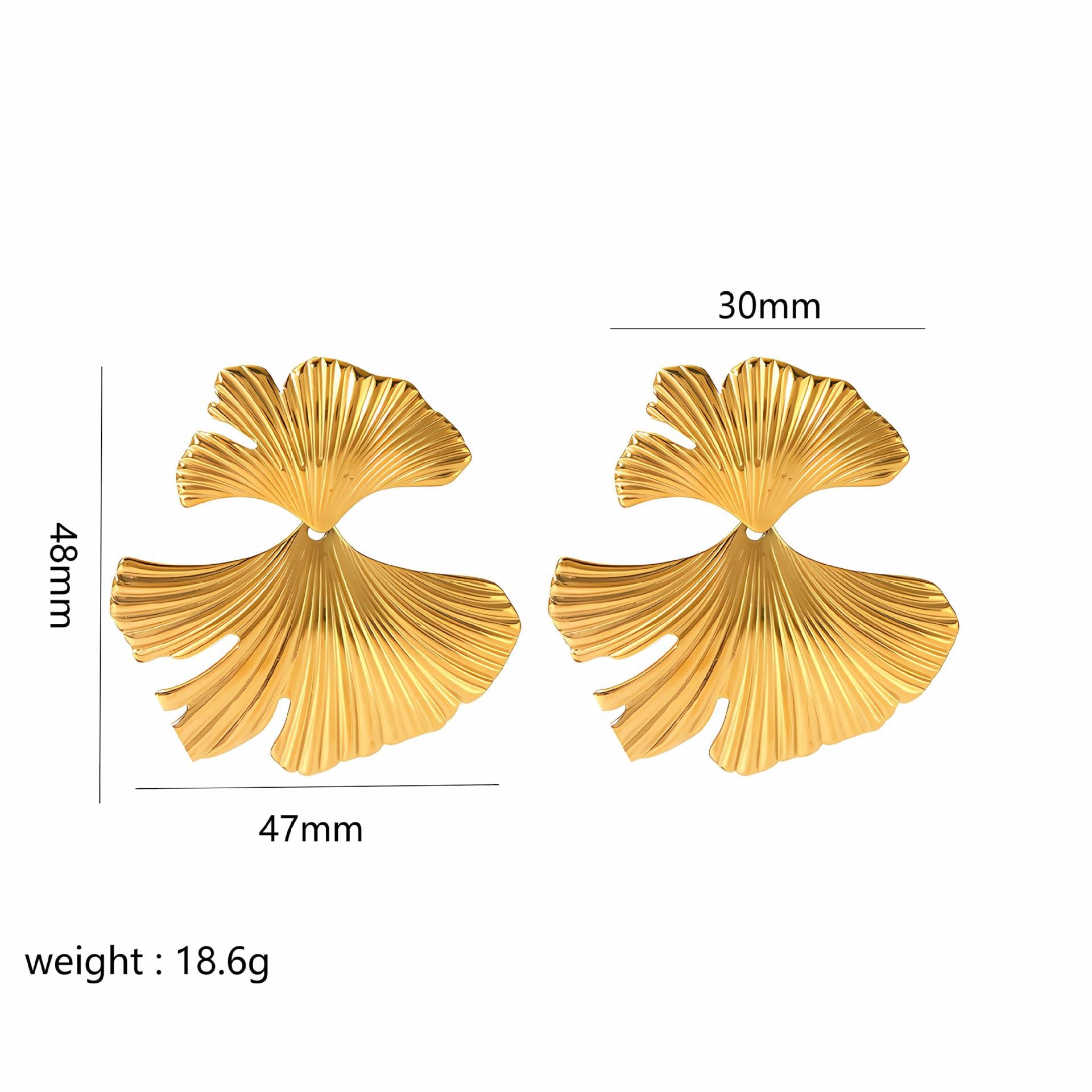 Wholesale 18K Gold Stainless Steel Earrings ACC-ES-LiQuan006