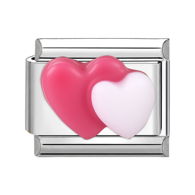 Wholesale Italian Charm Bracelet 9mm DIY Splicing Cute Creative Stainless Steel Composable Bracelet