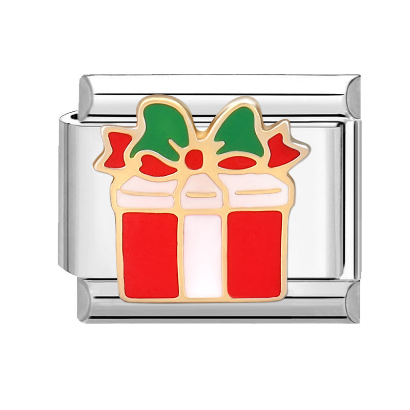 Wholesale Italian Module Creative Stylish Free DIY Cartoon Fashion Christmas Bracelet