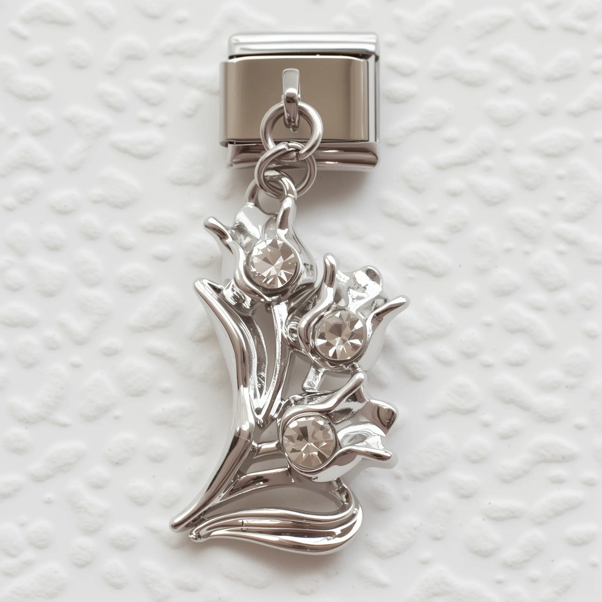 Wholesale 5pcs/pack Job and Career Italian Charms Single Section Creative Stainless Steel Composable Bracelet