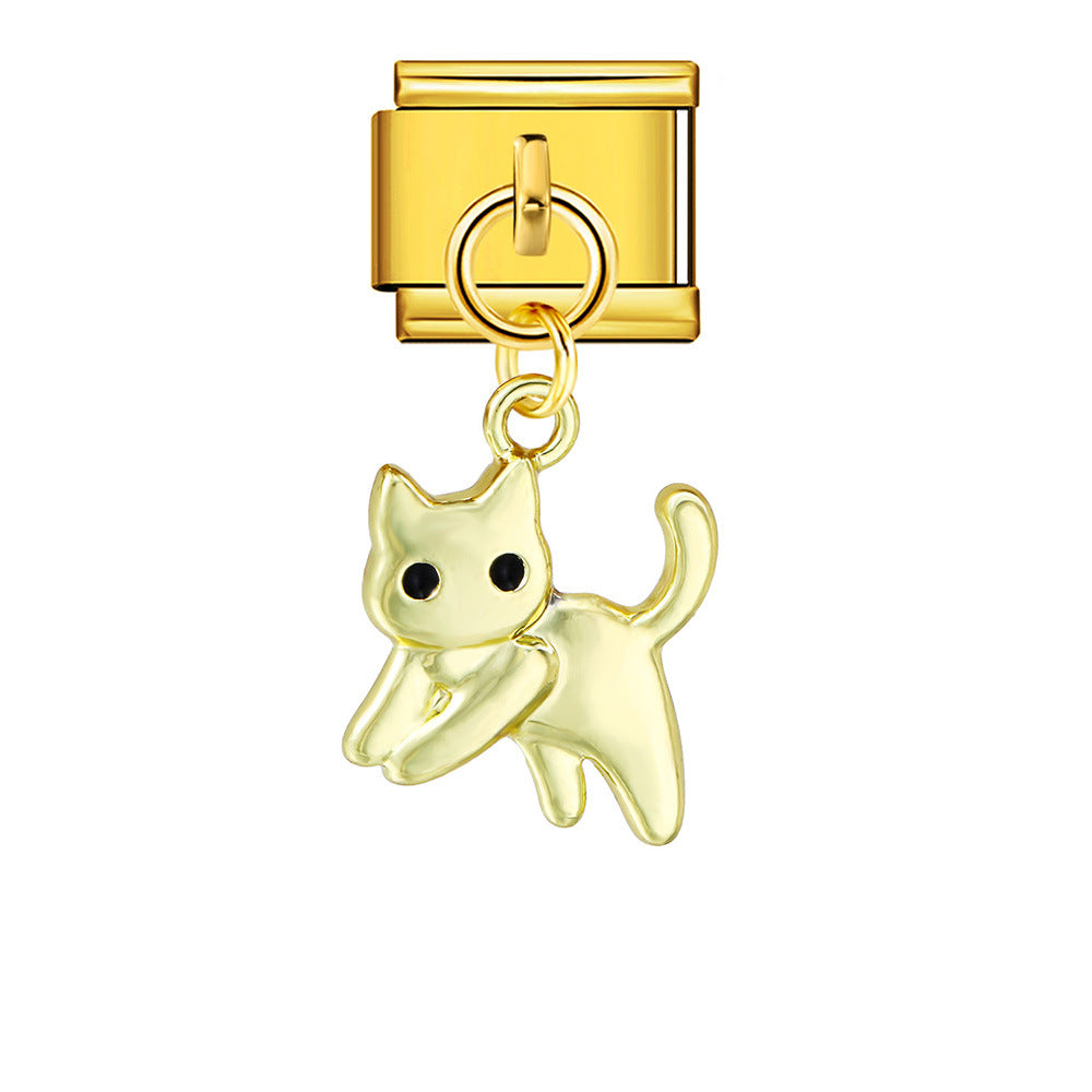 Wholesale Italian Charm Bracelet 9mm DIY Marine life Creative Stainless Steel Composable Bracelet