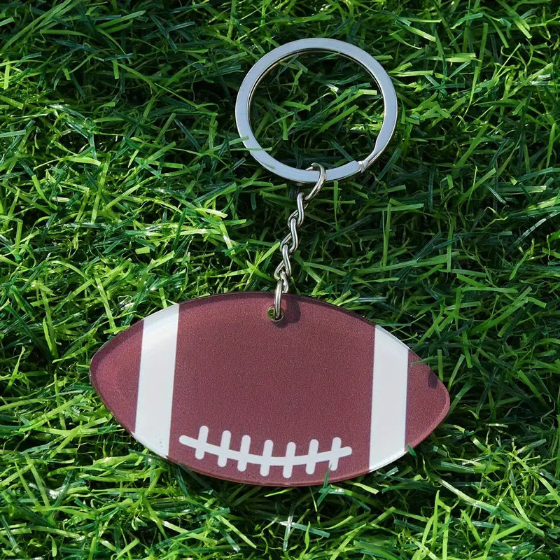 Wholesale Acrylic Football Baseball Basketball Rugby Volleyball Keychains ACC-KC-XiaoCha002