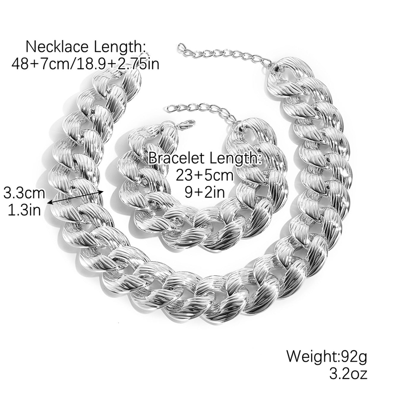 Wholesale  Acrylic Ladies Necklace Hip Hop Personality  Fashionable Geometric Necklaces