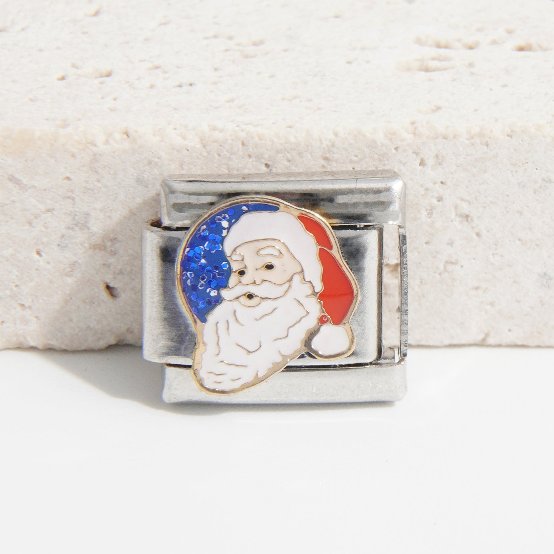 Wholesale Italian Charm Bracelet 9mm DIY Splicing Christmas Series Stainless Steel Composable Bracelet