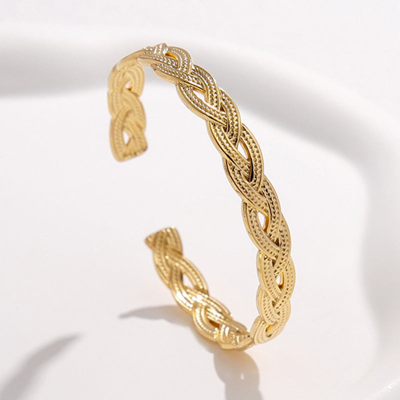 Wholesale Adjustable Stainless Steel Bracelets Open Bracelet ACC-BT-Manguo001