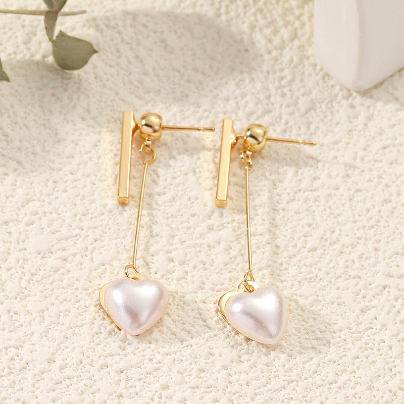 Wholesale Pearl Butterfly Combination Gold Earrings ACC-ES-RuLong001