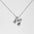 Wholesale  titanium steel smooth bubble letter necklace
