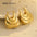 Wholesale Retro 18K Gold Plated Stainless Steel Earrings