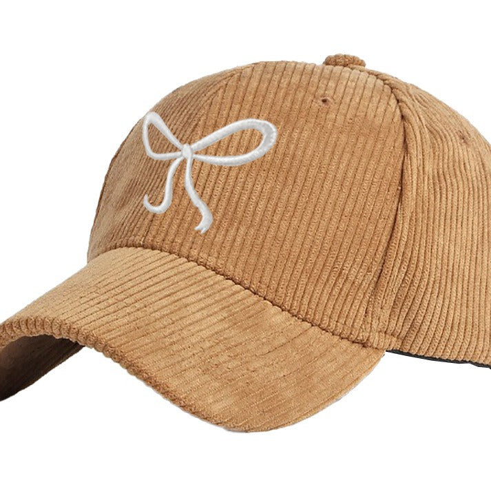 Wholesale  Corduroy Bow Baseball Cap