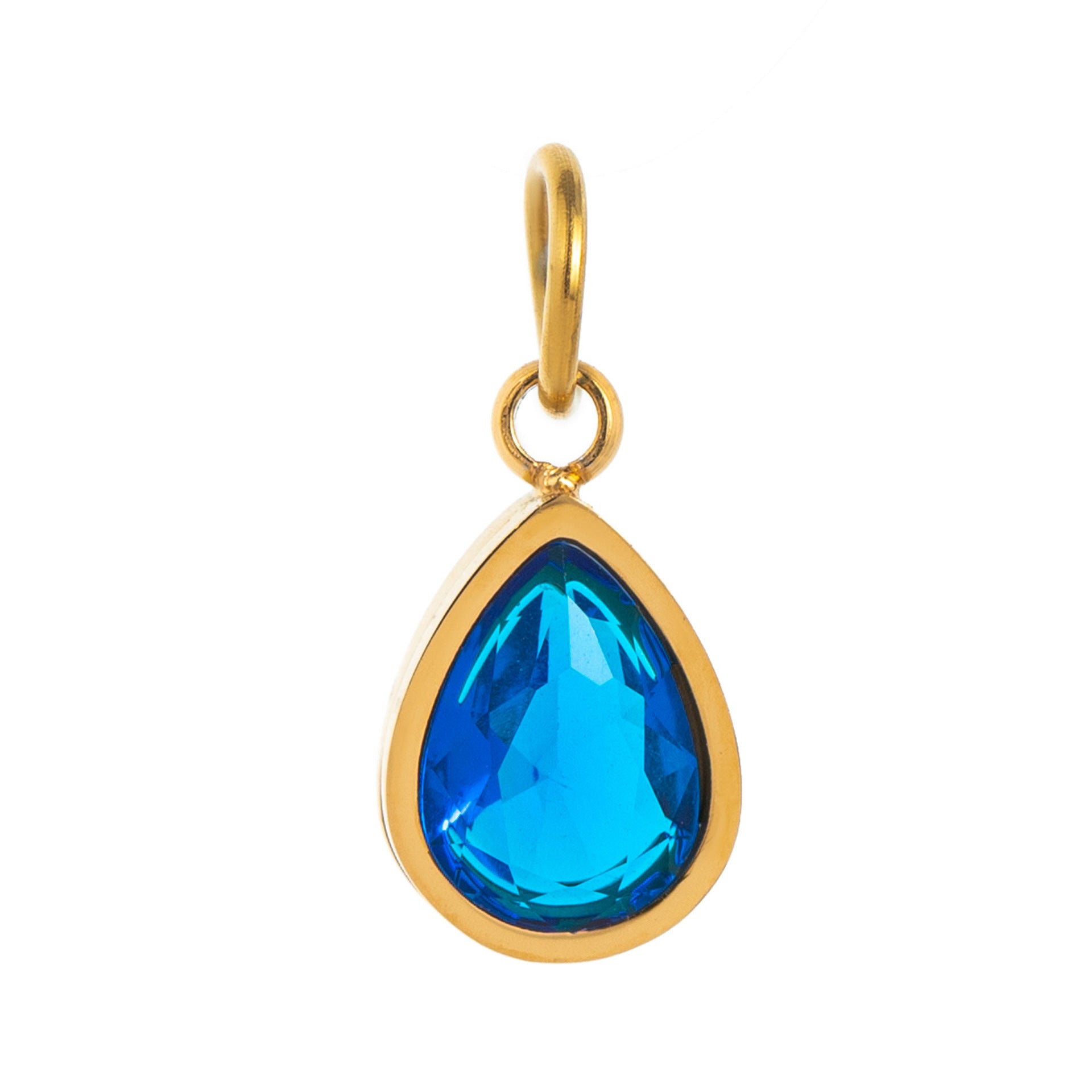 Wholesale Stainless Steel December Birthstone Valentine' s Day DIY Zircon Necklace