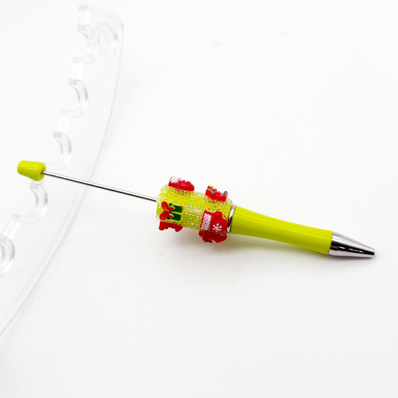 Wholesale  10pcs Christmas sugar beaded pen rhinestone stars sugar pen