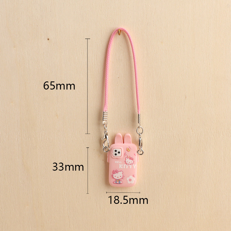 Wholesale Cute cartoon mini mobile phone pendant doll accessories