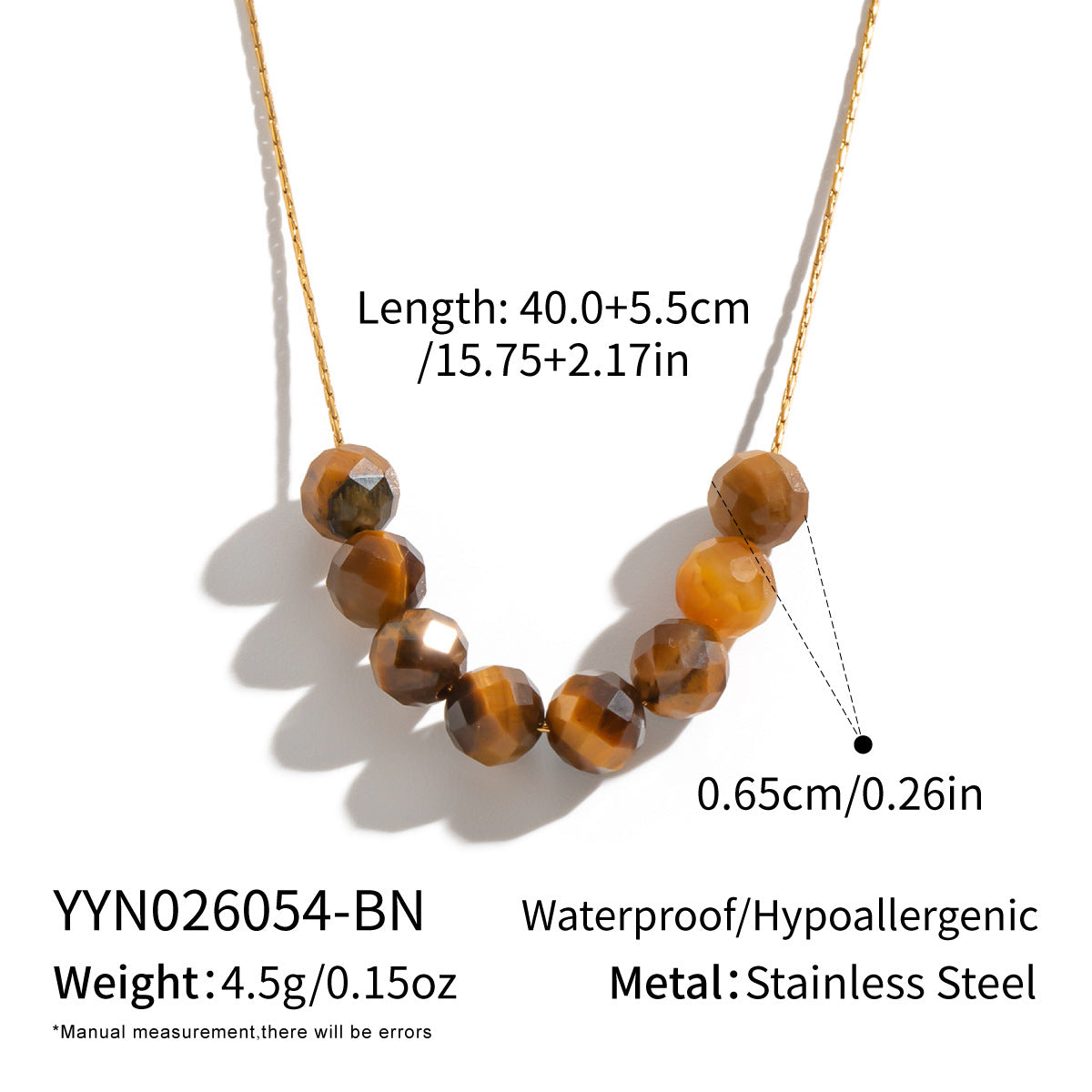 Wholesale Gold Tone Stainless Steel Natural Red Agate Geometric Pendant Necklace For Women Casual Jewelry Accessory