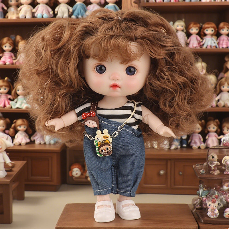 Wholesale Cute cartoon mini mobile phone pendant doll accessories