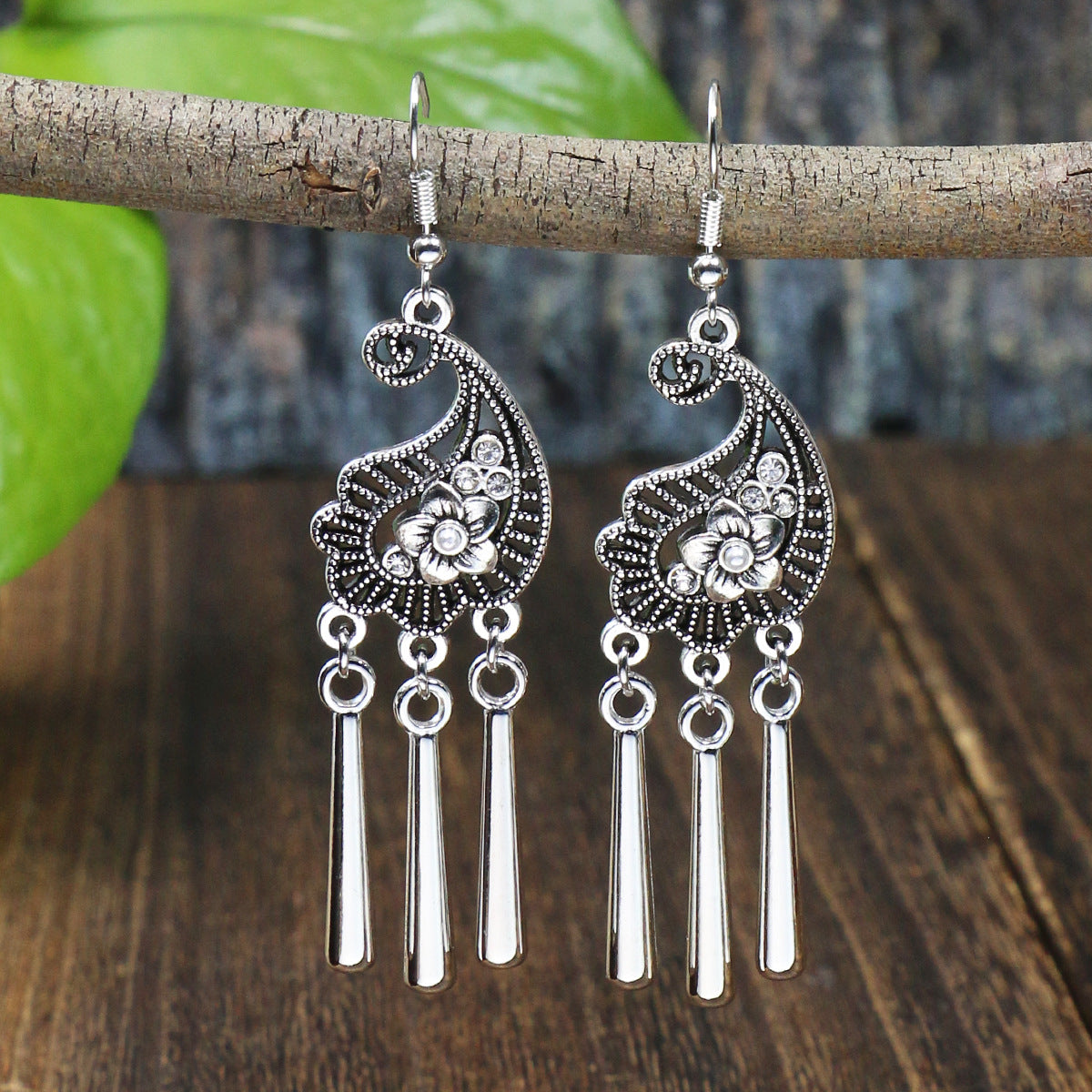 Wholesale Bohemian Ethnic Style Tassel Earrings Fashion Jewelry Accessory for Boutique Resale or Gift