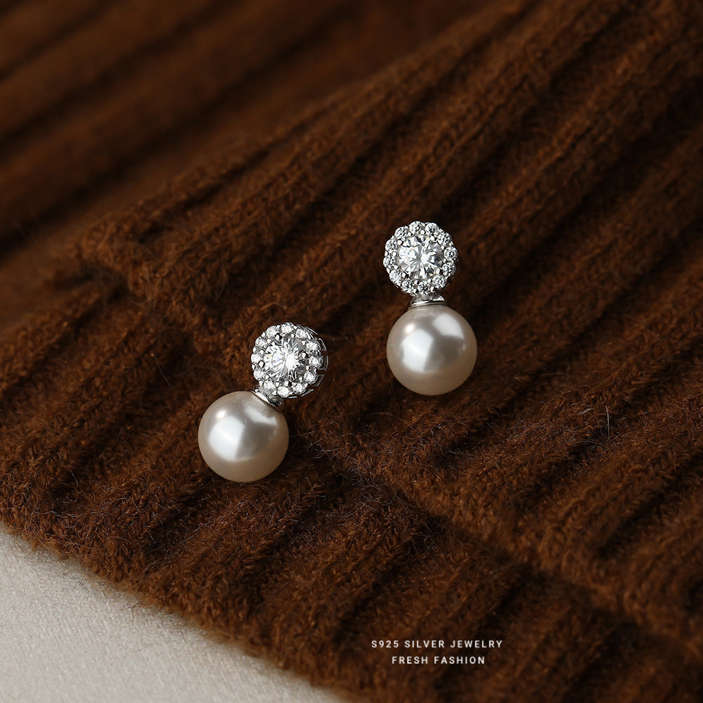 Wholesale  Light Luxury  S925 Sterling Silver Earrings