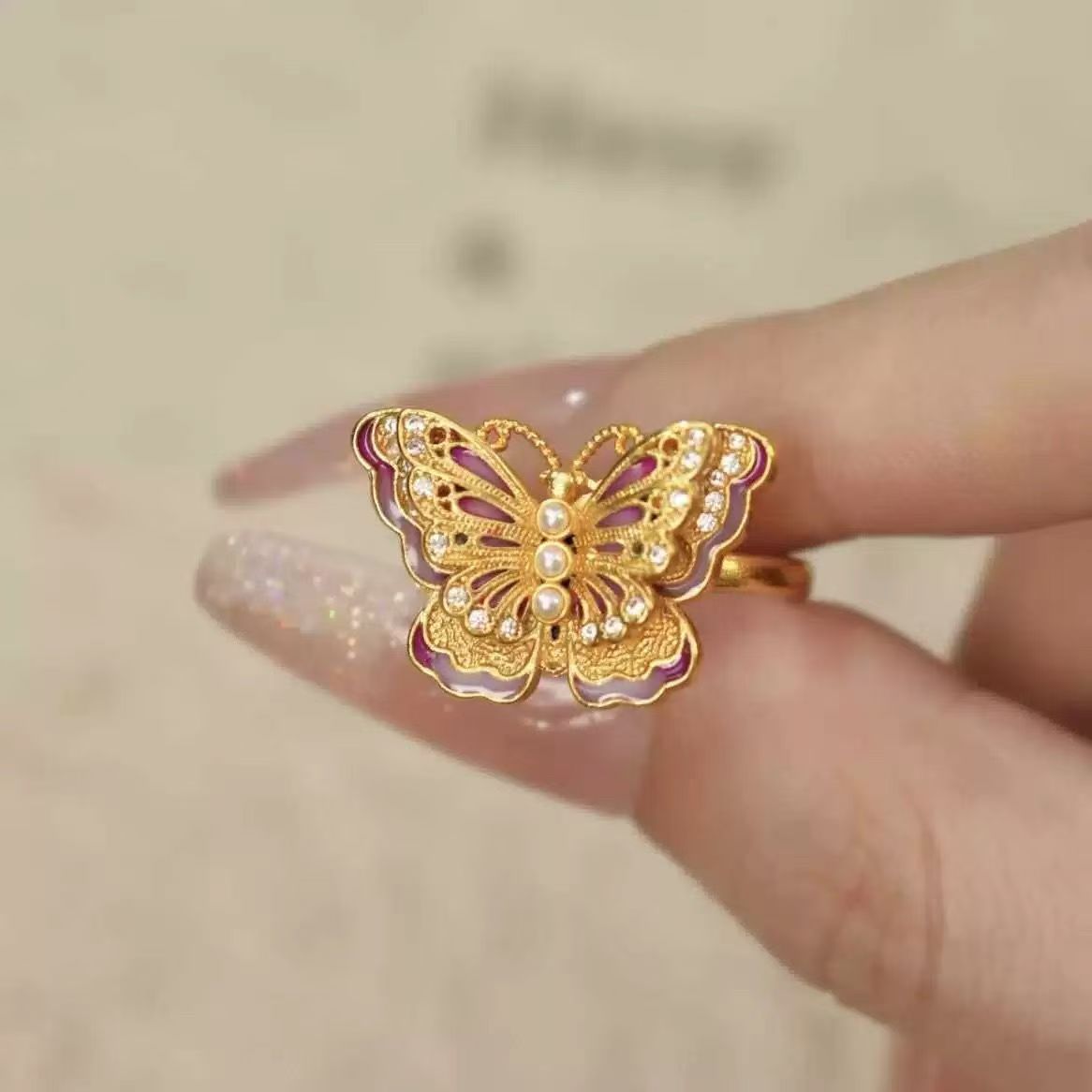 Wholesale Dream Butterfly Ring