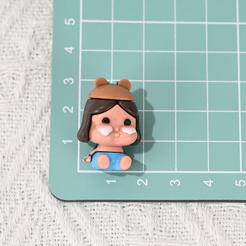 Wholesale 10pcs Rubber Cute Cartoon  DIY Bead Accessories