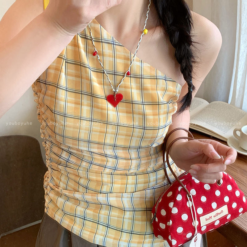 Wholesale Cartoon Ceramic Puppy Beaded Pendant Necklace