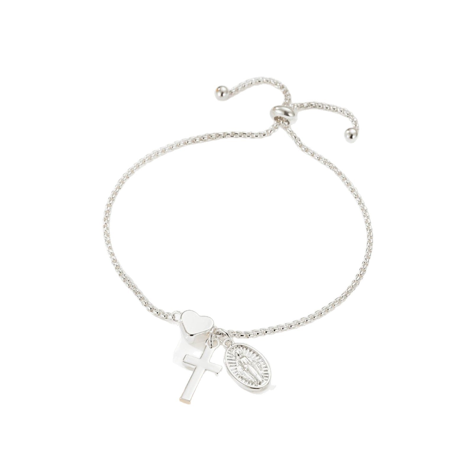 Wholesale Heart and Cross Faith Bracelet