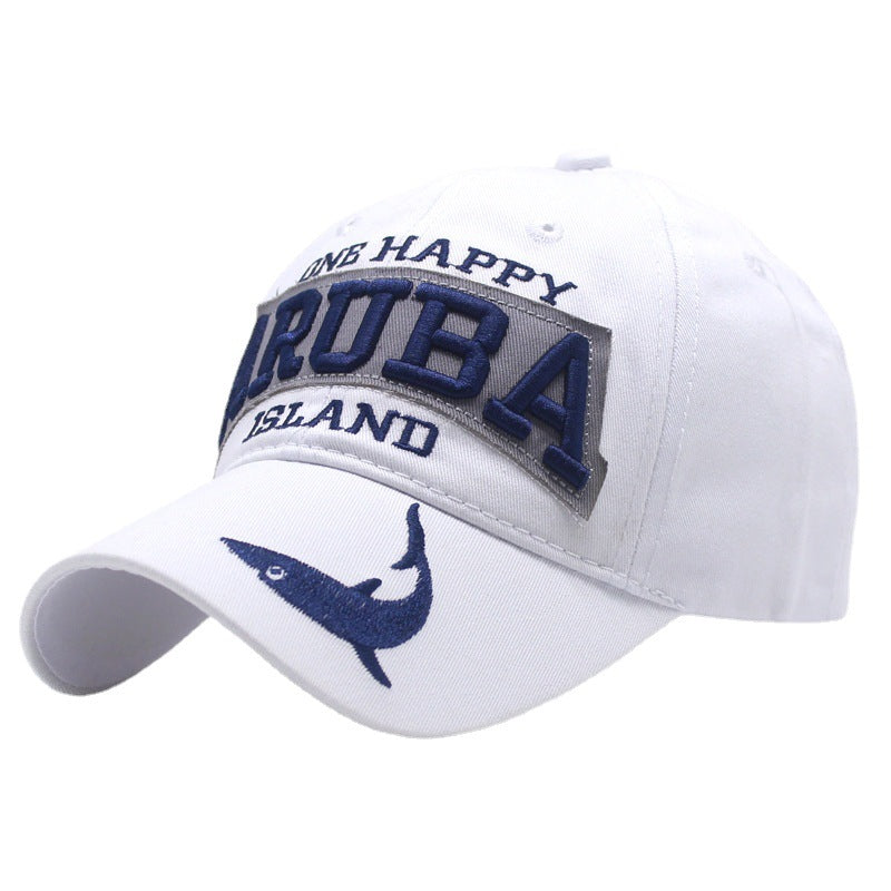 Wholesale Embroidered Letters Fashion Shark Baseball Cap