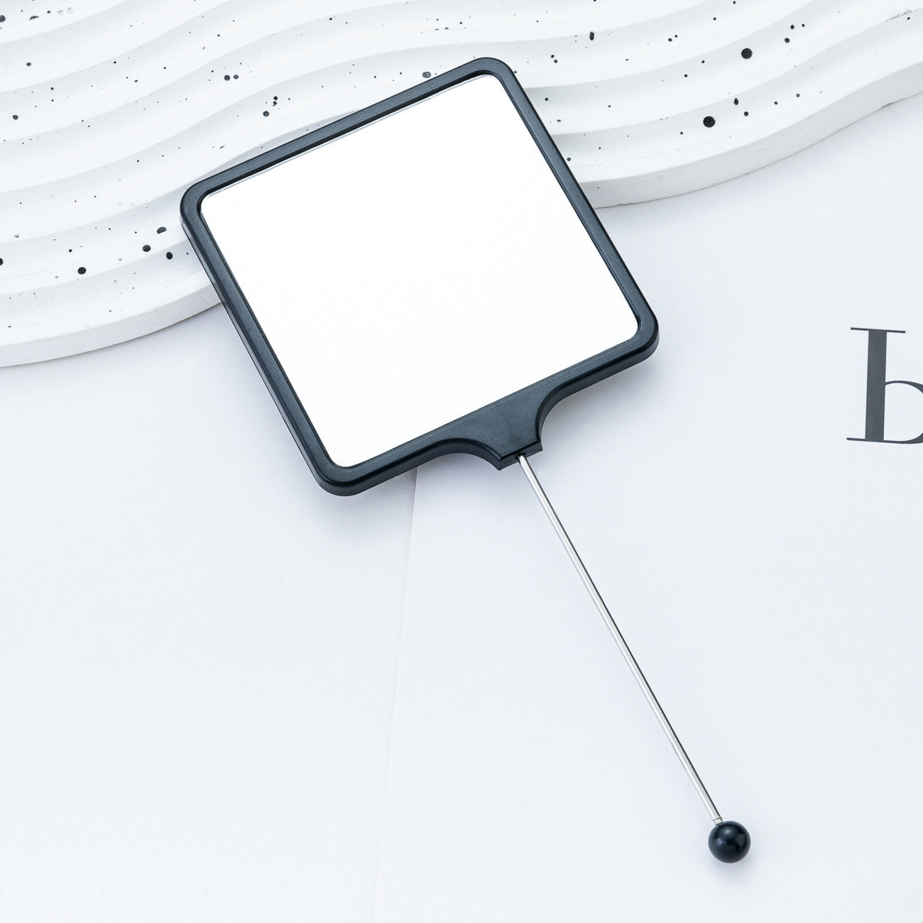 Wholesale  Beadable Mini Mirror DIY Beaded Handheld Mirror