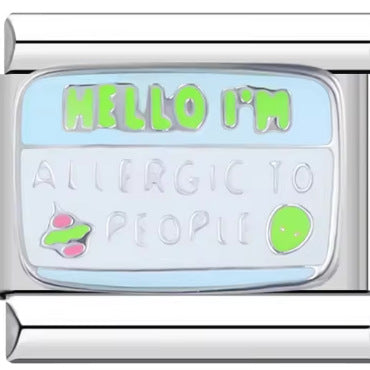 Wholesale Italian Charm Bracelet 9mm DIY BELIEVE English HELLO letter  Creative Stainless Steel Composable Bracelet