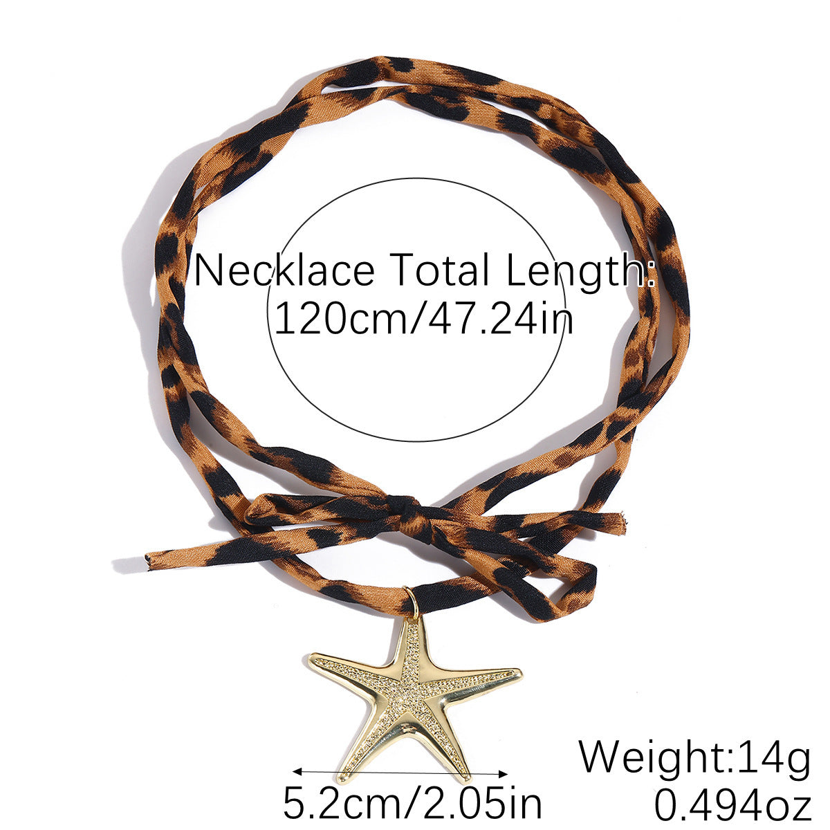Wholesale Niche Design Leopard Print Necklace Alloy Pendant Retro High-End Silk f Leopard Print Necklace