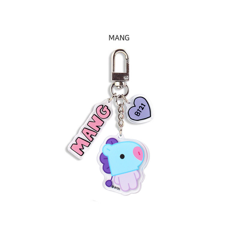 Wholesale Cartoon Acrylic Keychain ACC-KC-QingLian001