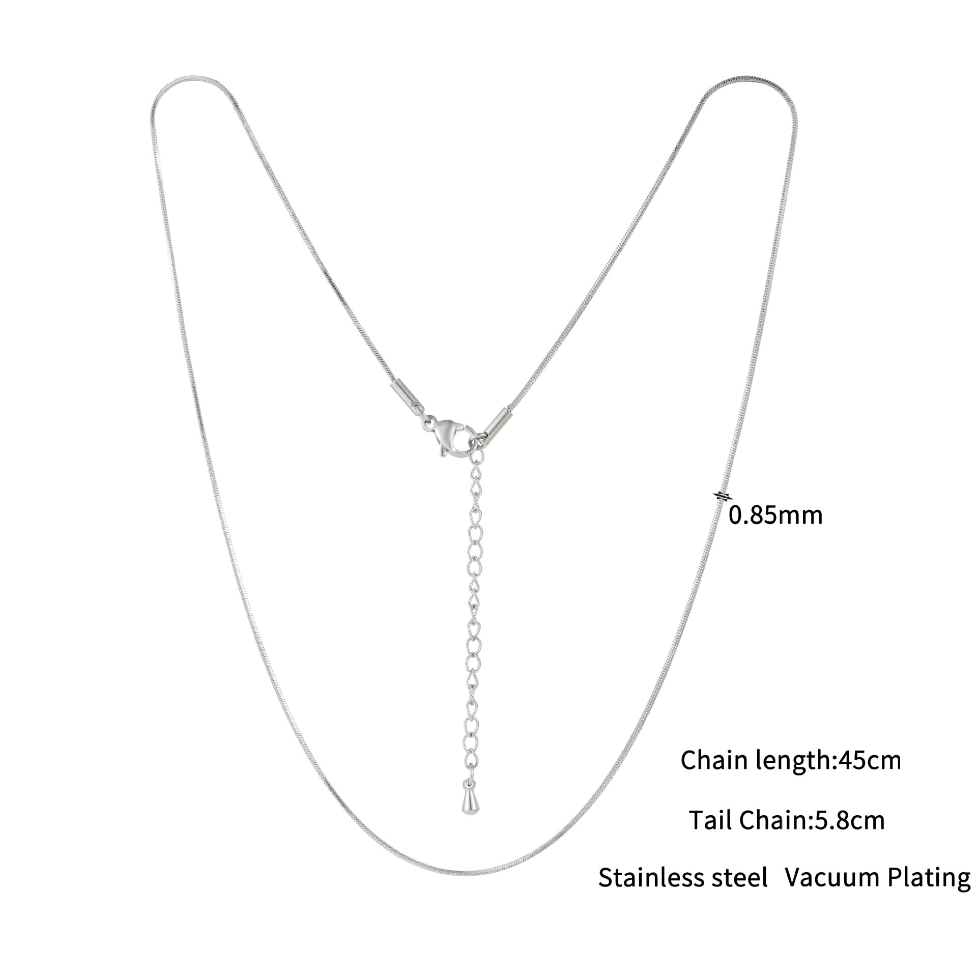 Wholesale Stainless Steel Electroplated Clavicle Chain,  Stylish Light Luxury Necklace for Everyday Wear