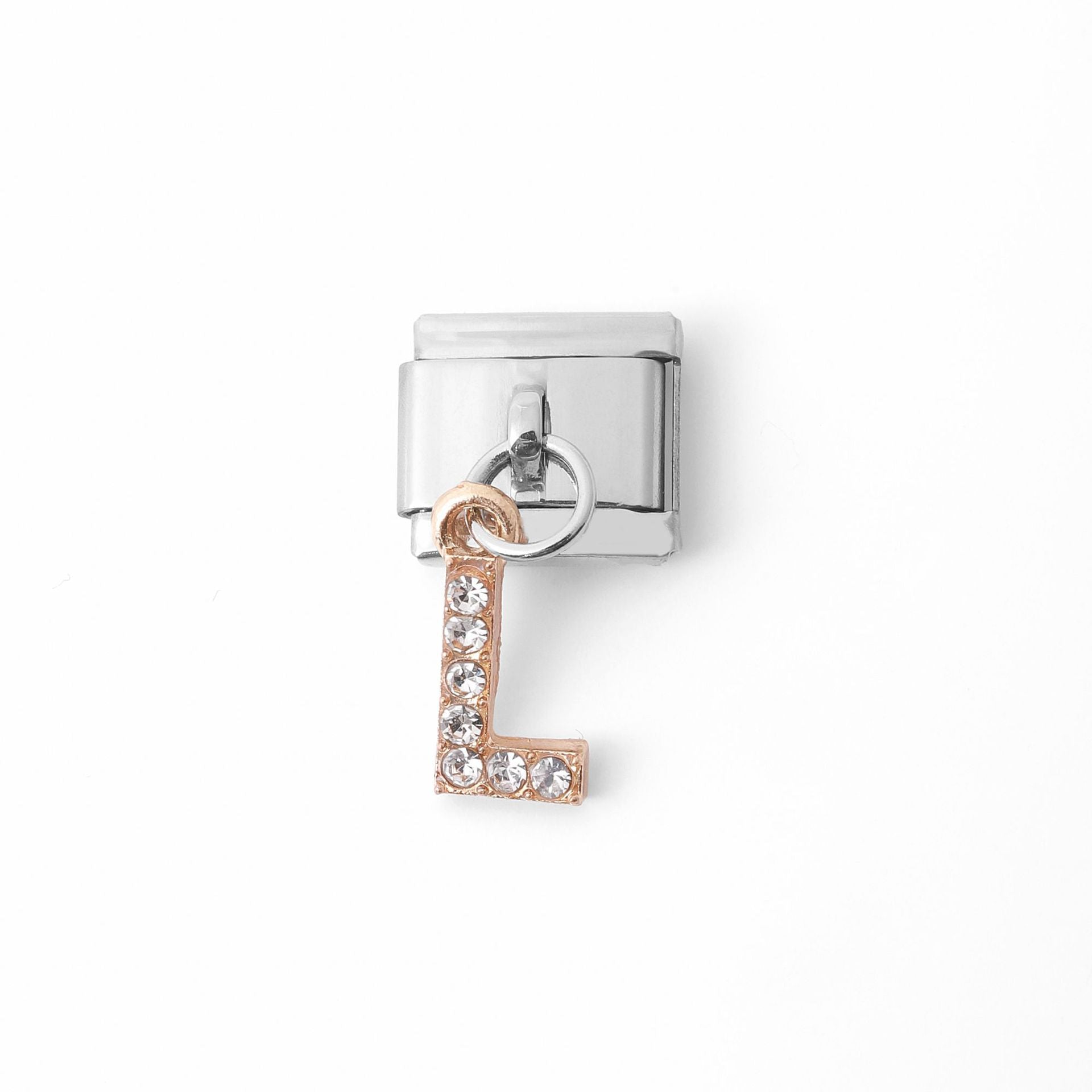 Wholesale 2pcs Italian Charm Bracelet 9mm DIY Spliced Removable Stainless Steel Letters Composable Bracelet ACC-BT-XY027