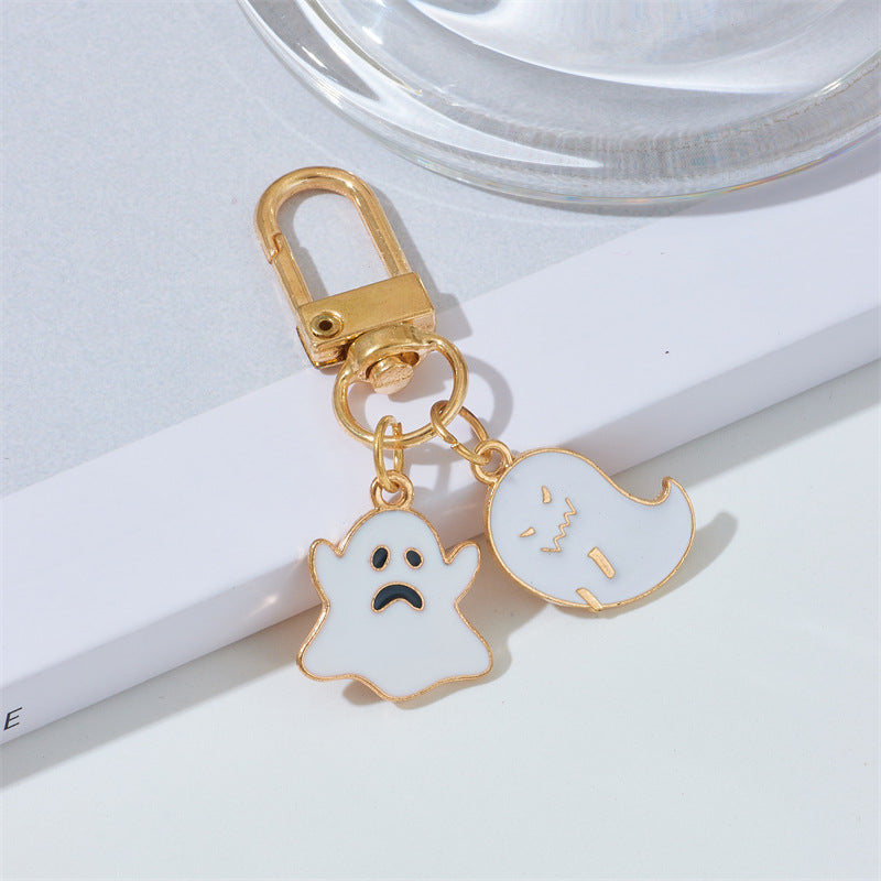 Wholesale Halloween Ghost Demon Witch Alloy Pendant Keychains ACC-KC-QingLian002