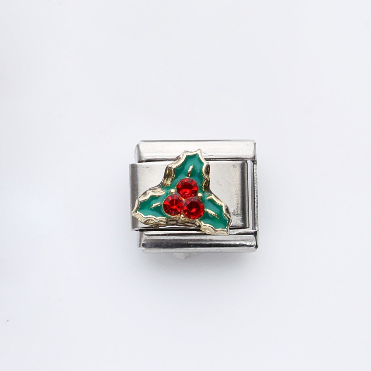 Wholesale 10pcs Italian Charm Bracelet 9mm DIY Splicing Christmas Series Stainless Steel Composable Bracelet