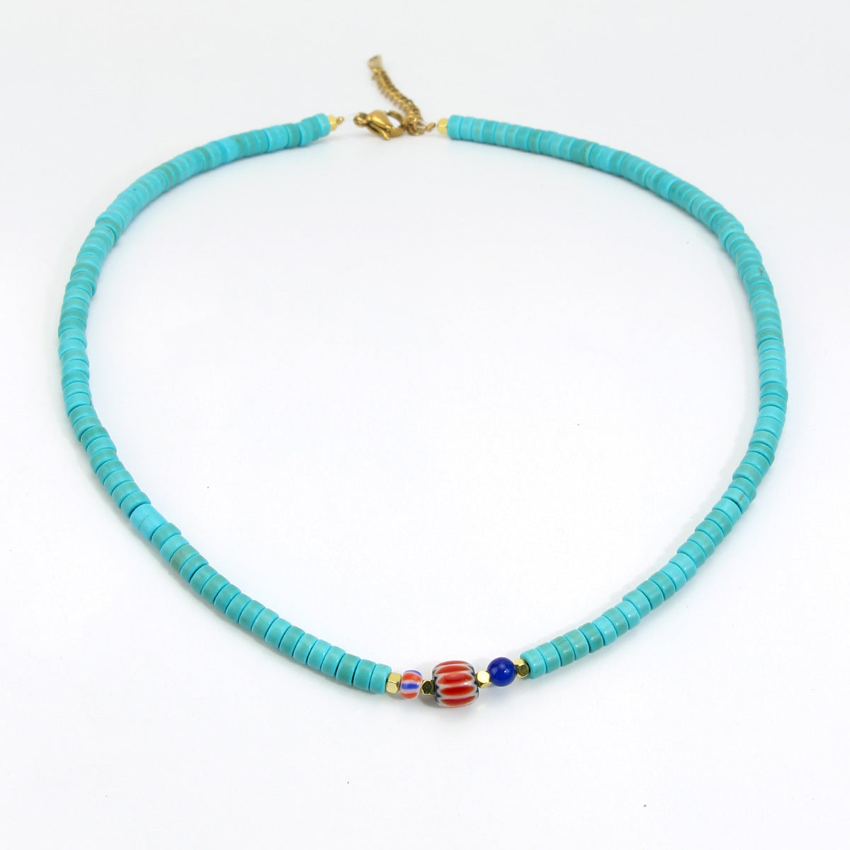 Wholesale Luxury Turquoise Beaded Clavicle Necklace