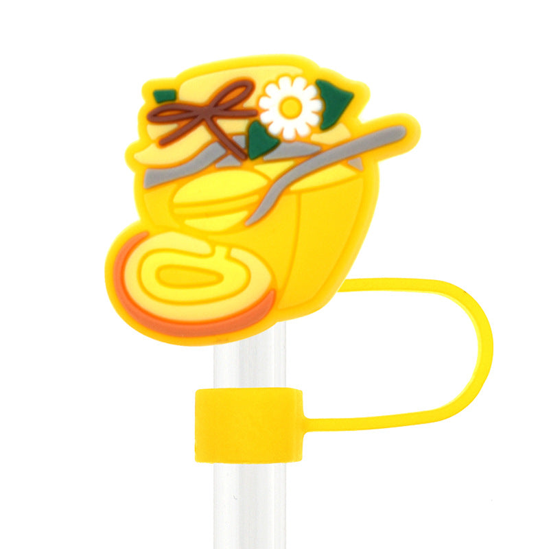 Wholesale Random 100pcs Straw Tube Cap Cartoon Bee Series Straw Cover ACC-SCR-RYY058