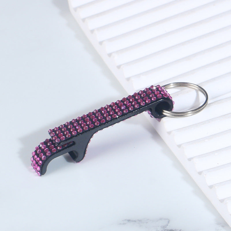 Wholesale Diamond Aluminum Alloy Bottle Wine Opener Keychains ACC-KC-RuiJie005