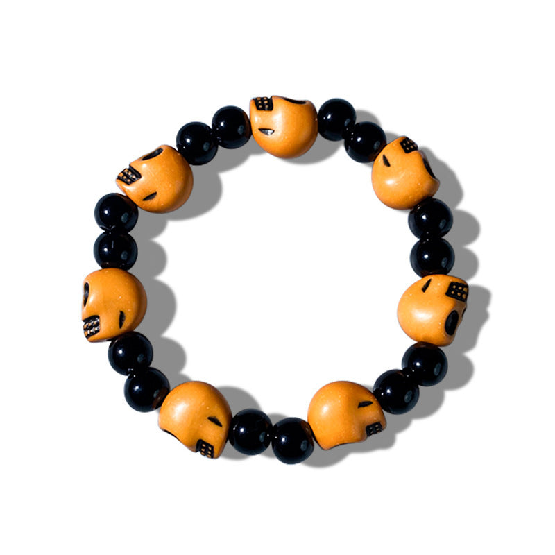 Wholesale  Beaded Bracelet suit Pumpkin Skull Retro  Bracelet