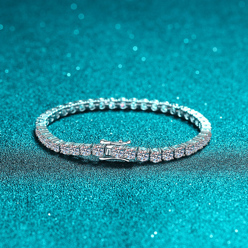 Wholesale 925 Sterling Silver Bracelet Full-pave Bracelet