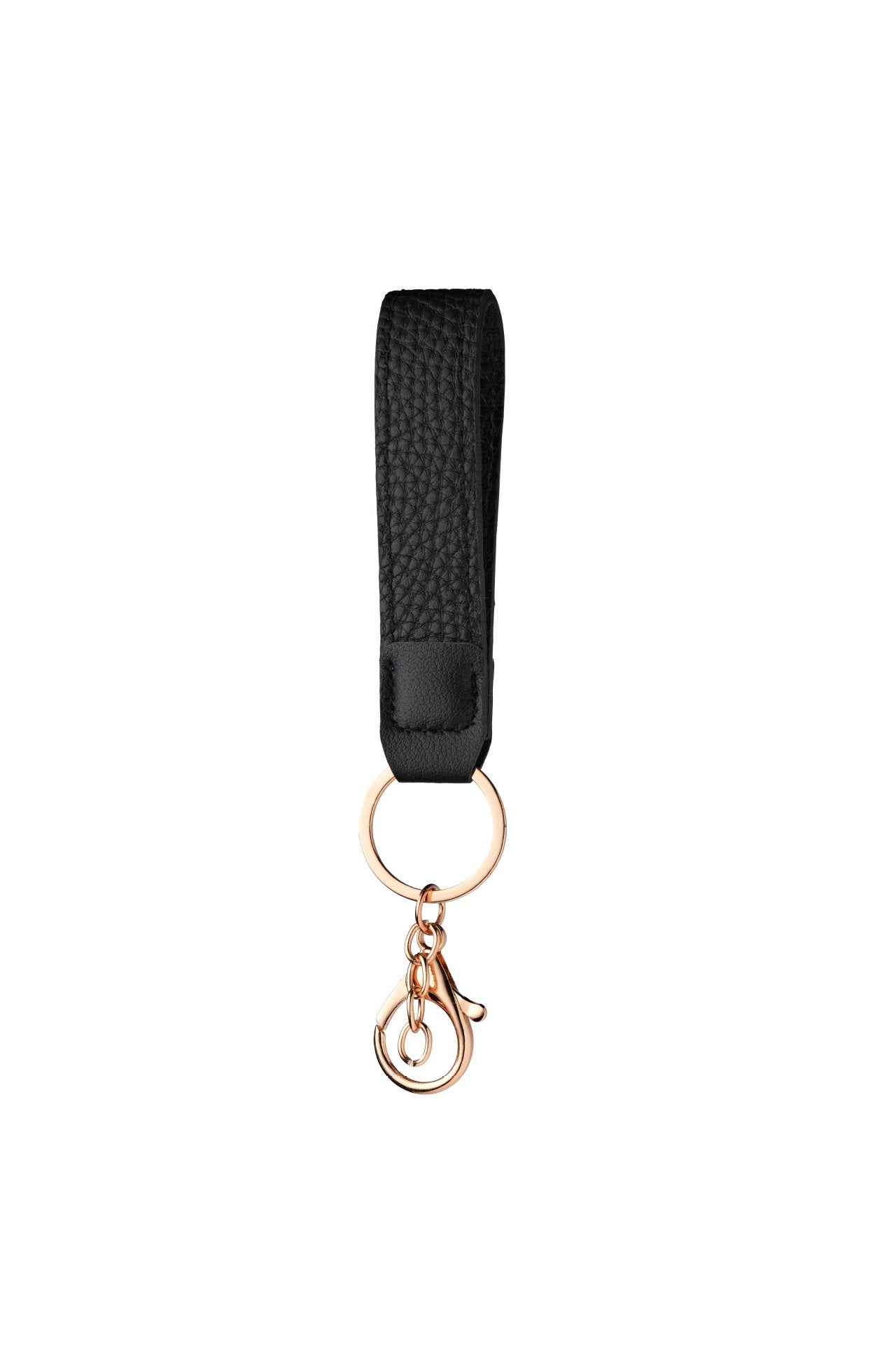 Wholesale Modern Leather Key Chain Pendant with Plant Floral Pattern,  Buckle,  Boutique Car Key Accessory for Resale